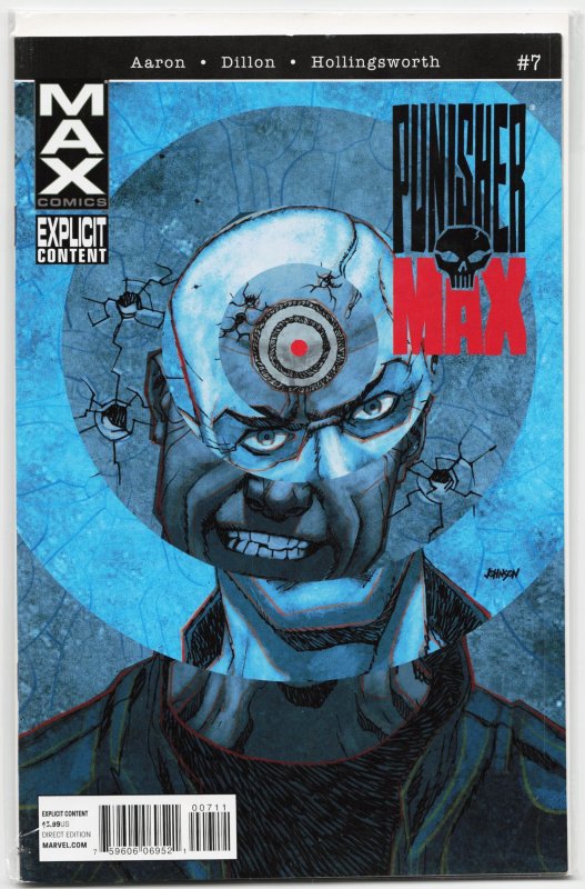 PunisherMAX #7 (2010), raw, ungraded comic book — front cover