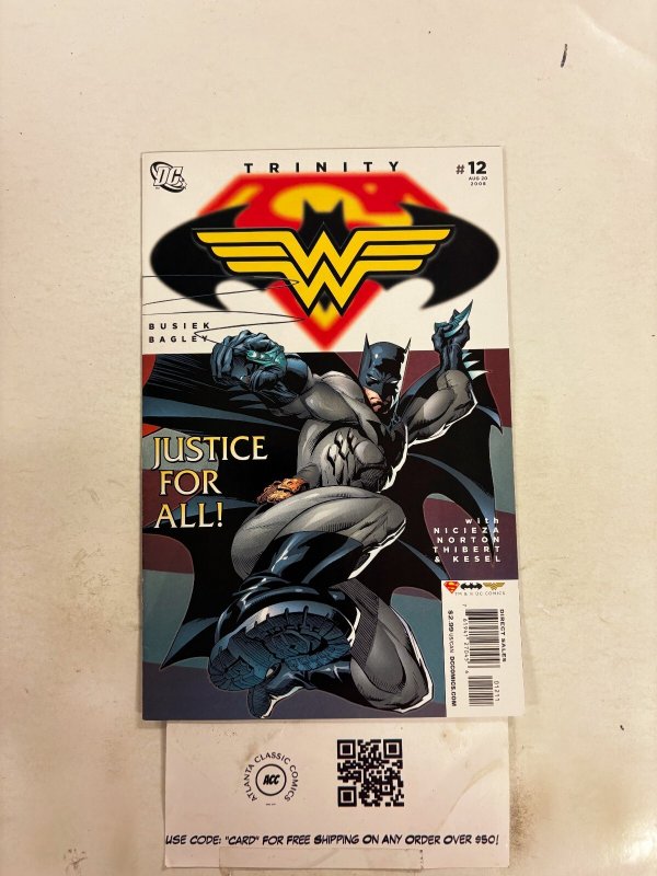 Trinity #12 (DC Comics, 2009), raw comic book in NM condition — front cover