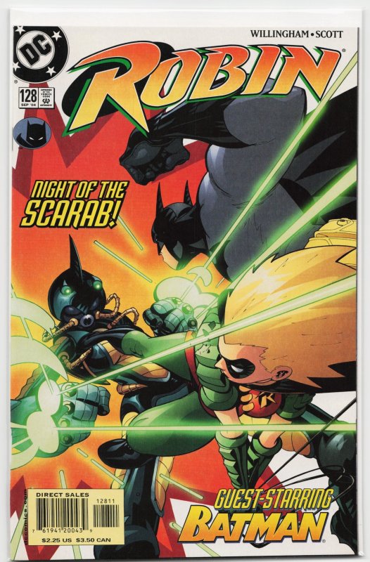 Robin #128 (DC Comics, 2004), raw, ungraded comic book — front cover