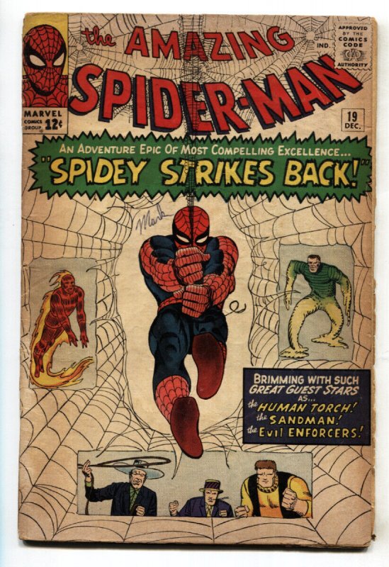 Amazing Spider-Man #19 (Marvel Comics, 1964), raw, ungraded comic book — front cover