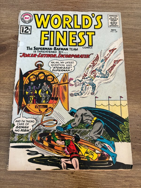 World's Finest Comics #129 (DC Comics), raw comic book in VG condition — front cover
