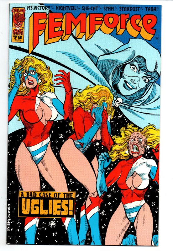 Femforce #78 (1994), raw comic book in NM condition — front cover