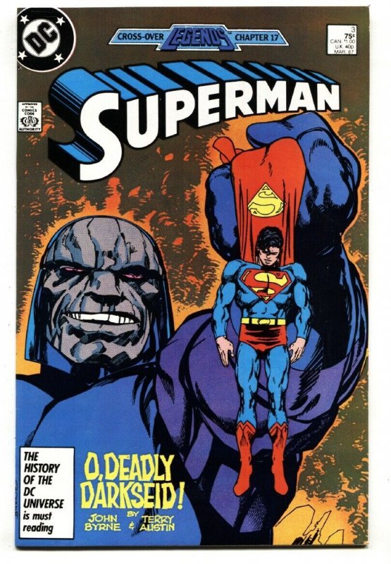 Superman #3 (DC Comics, 1987), raw comic book in NM- condition — front cover