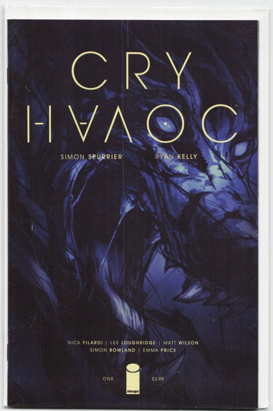 Cry Havoc #1 (Image Comics, 2016), raw, ungraded comic book — front cover