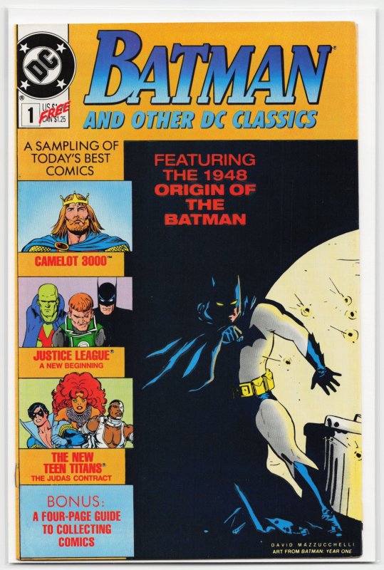 Batman and Other DC Classics #1 (DC Comics, 1983), raw, ungraded comic book — front cover