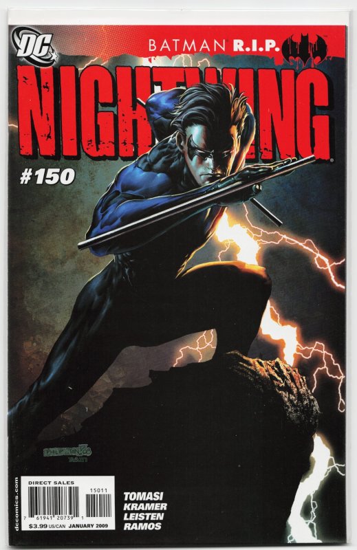 Nightwing #150 (DC Comics, 2009), raw, ungraded comic book — front cover