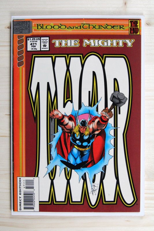 The Mighty Thor #471 (Marvel Comics, 1994), raw comic book in VF/NM 9.0 condition — front cover