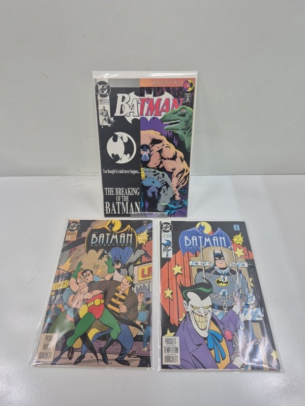 Batman Comic Book Lot, raw, ungraded comic book — front cover