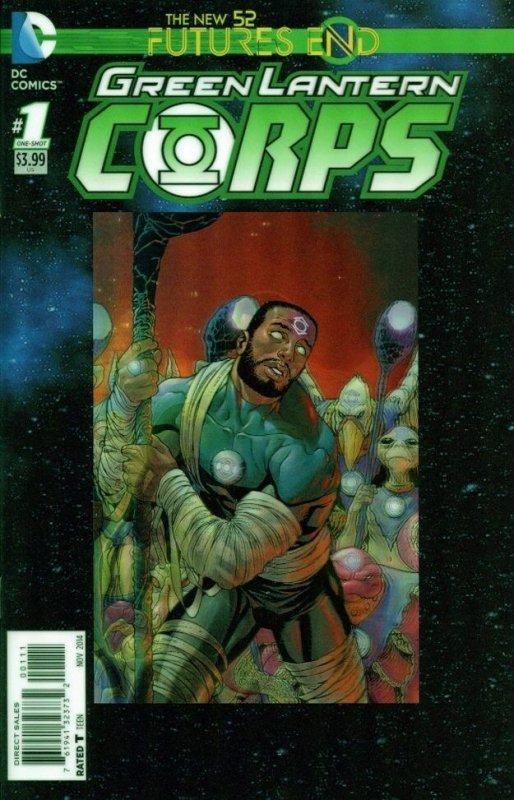 Green Lantern Corps Futures End #1 (DC Comics, 2014), raw, ungraded comic book — front cover