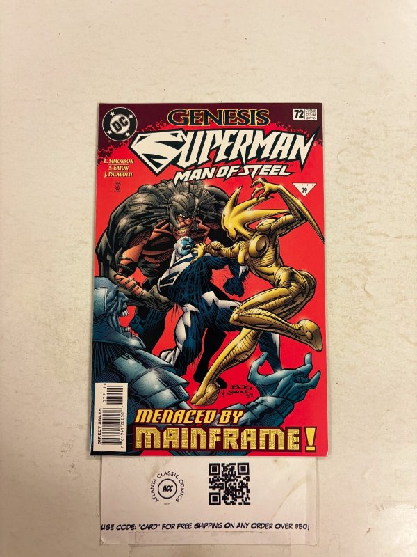 Superman the Man of Steel #72 (DC Comics), raw comic book in NM condition — front cover