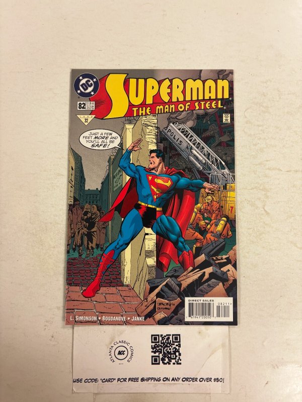 Superman the Man of Steel #82 (DC Comics), raw comic book in NM condition — front cover
