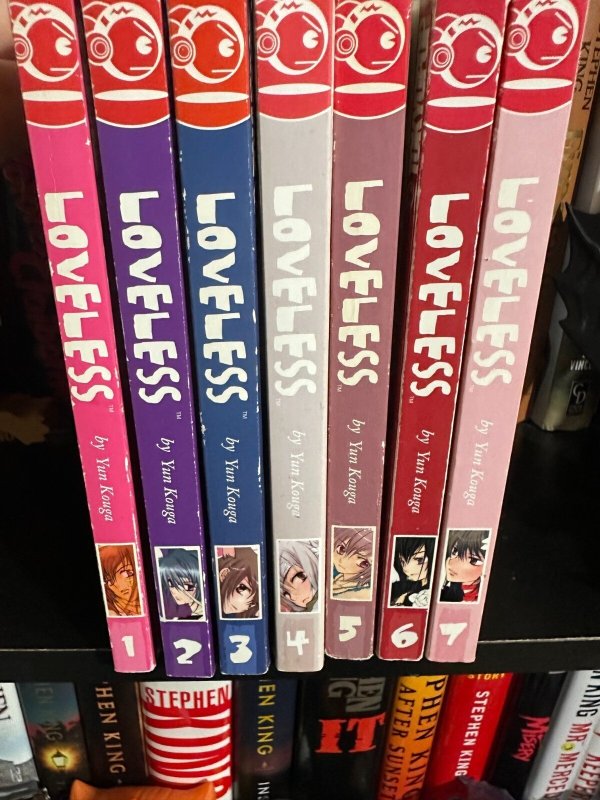 *TokyoPop* Loveless Volume #1-7 Bundle, raw, ungraded comic book — front cover