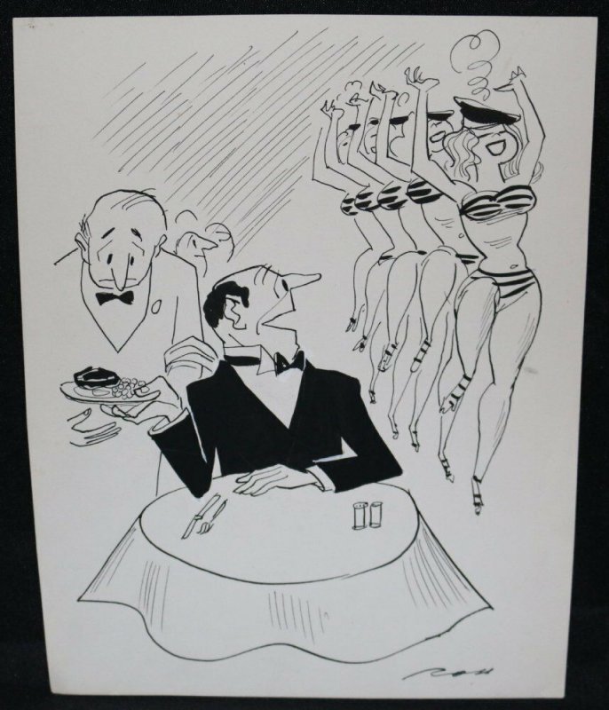''There's More Taste in Your Show Than Your Food!'' Humorama Gag art by Al Ross, raw, ungraded comic book — front cover