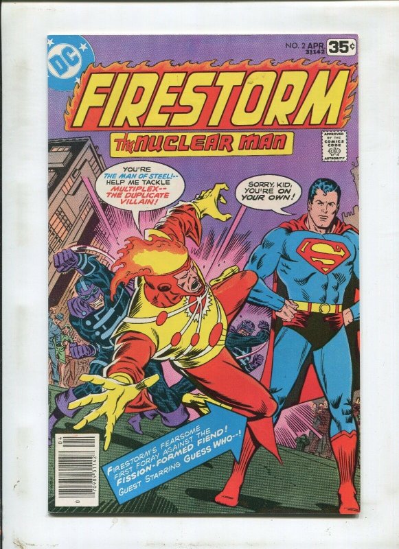 FireStorm #2 (DC Comics, 1978), raw comic book in 9.2 condition — front cover