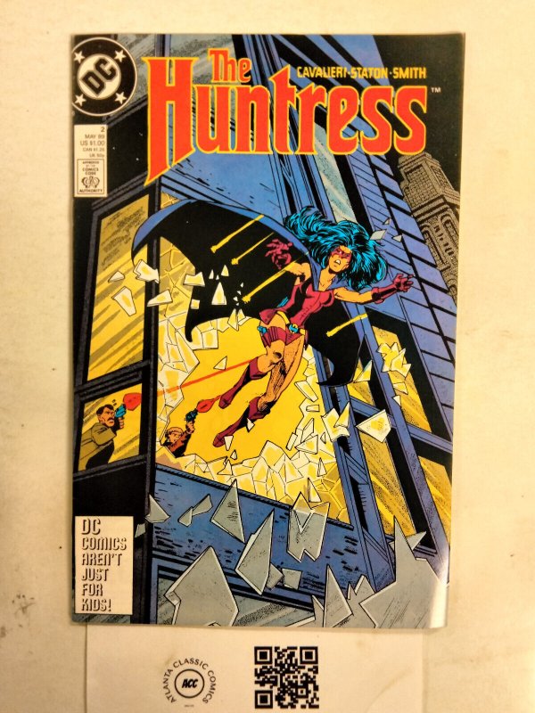 Huntress #2 (DC Comics), raw comic book in NM condition — front cover