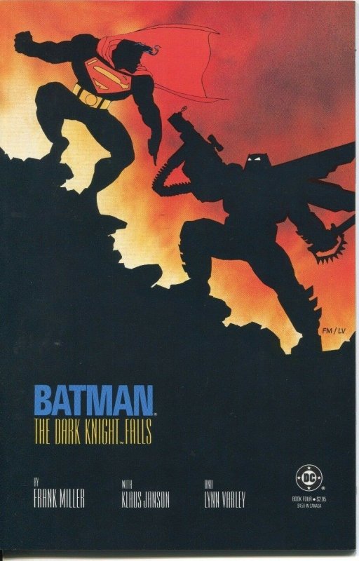 1986 Batman: Dark Night Falls #4 (1986), raw comic book in 8.0 condition — front cover