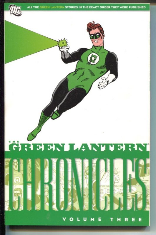 Green Lantern Chronicles-Vol 3-John Broome-2010-PB-VG/FN, raw comic book in VG/FN condition — front cover
