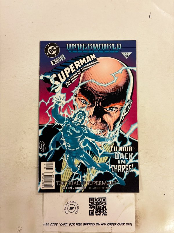 Superman the Man of Tomorrow #3 (DC Comics, 1995), raw comic book in NM condition — front cover