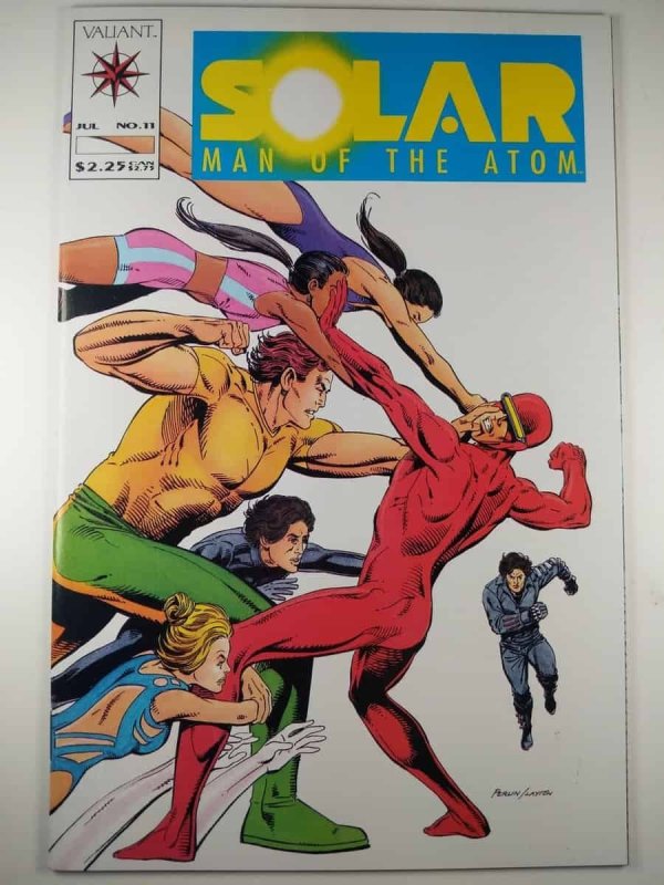 Solar: Man of the Atom #11 (Valiant Comics, 1992), raw, ungraded comic book — front cover