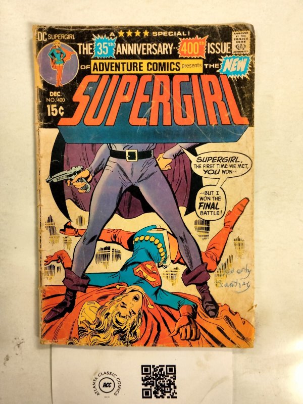 Adventure Comics #400 (DC Comics), raw comic book in VG condition — front cover