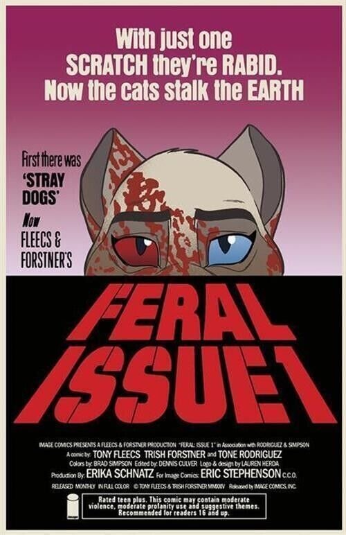 Feral #1 (Image Comics, 2024), raw comic book in NM condition — front cover