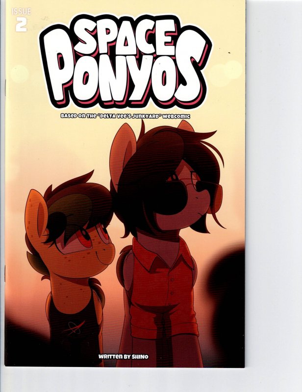 Space Ponyos #2, raw, ungraded comic book — front cover
