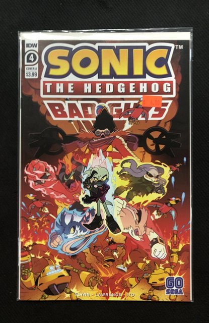 Sonic the Hedgehog: Bad Guys #4 (2020), raw, ungraded comic book — front cover