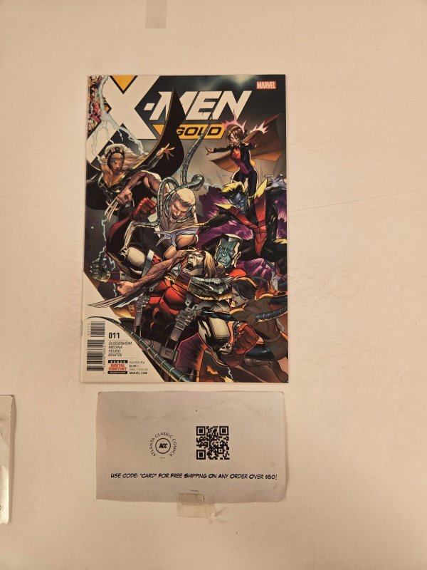 X-Men Gold #11 (Marvel Comics), raw comic book in NM condition — front cover