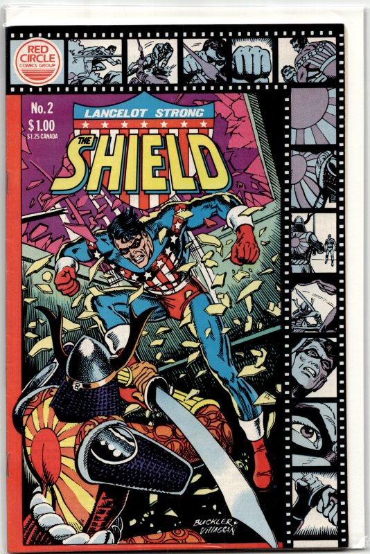 Lancelot Strong, the SHIELD #2 (1983), raw, ungraded comic book — front cover
