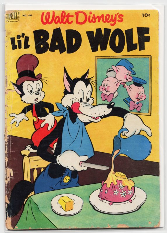 Four Color #403 (Dell Comics, 1952), raw, ungraded comic book — front cover