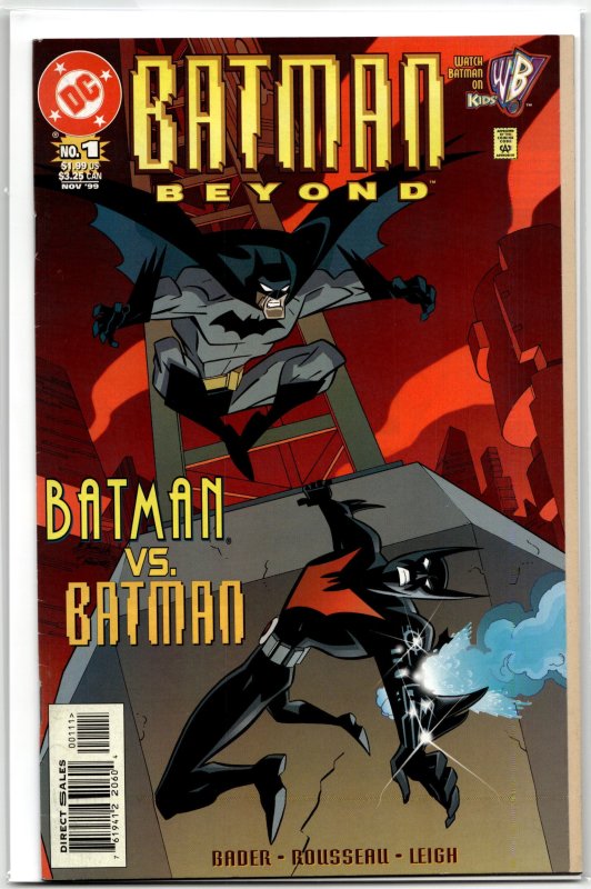 Batman Beyond #1 (DC Comics, 1999), raw, ungraded comic book — front cover