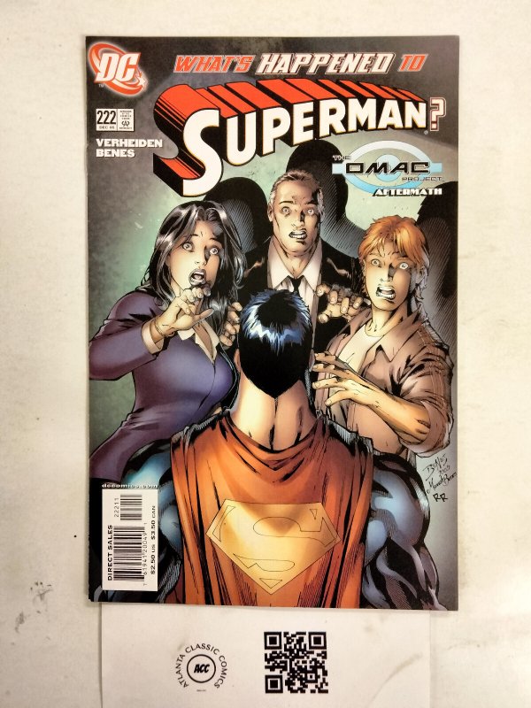 Superman #222 (DC Comics, 1970), raw comic book in NM condition — front cover