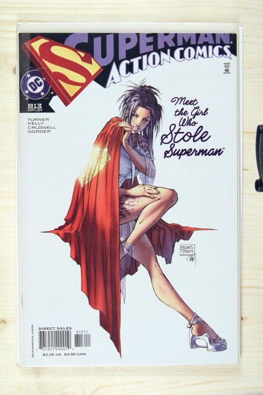 Superman Action Comics #813 (DC Comics, 2004), raw comic book in NM 9.4 condition — front cover