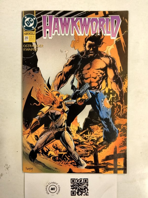 Hawkworld #20 (DC Comics), raw comic book in NM condition — front cover