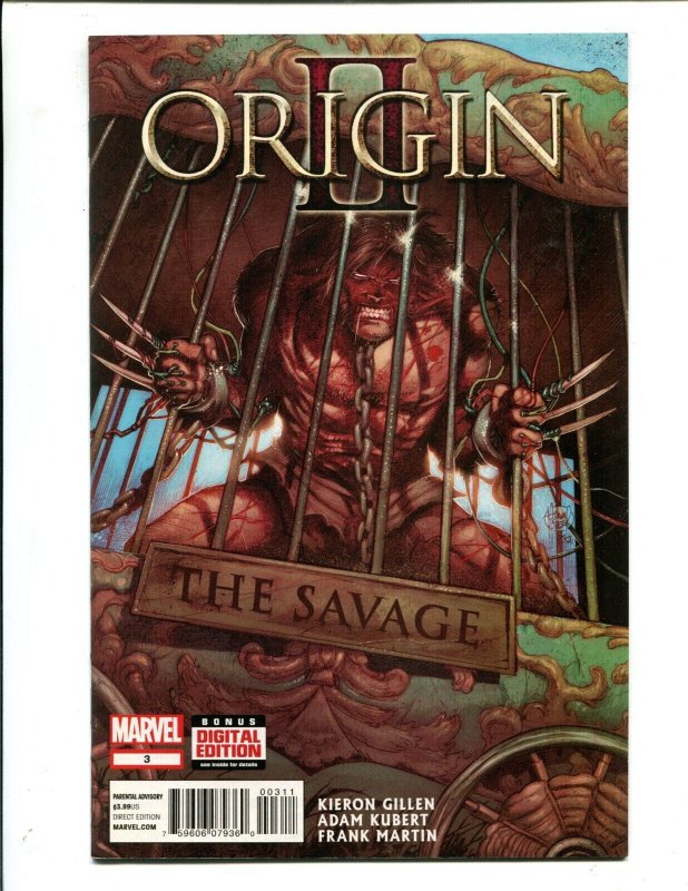 Origin II #3 (2014), raw comic book in 9.2 condition — front cover