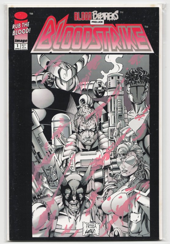 Bloodstrike #1 (Extreme Studios, 1993), raw, ungraded comic book — front cover