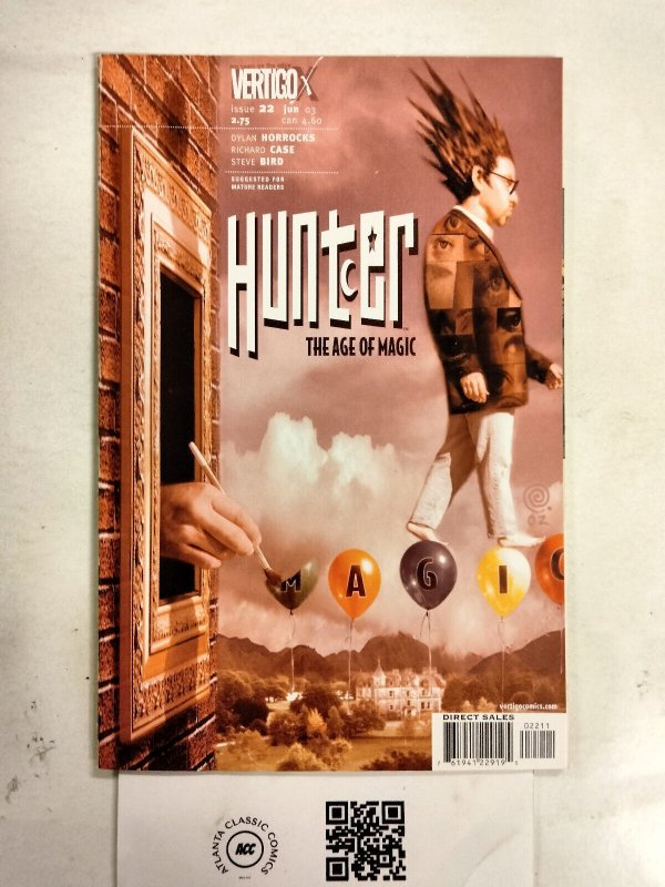 Hunter Age of Magic #22 (DC Comics), raw comic book in NM condition — front cover