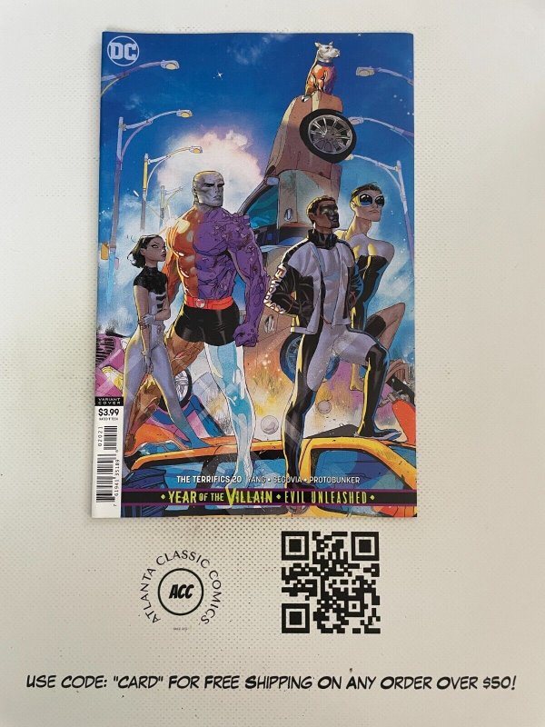 The Terrifics #20 (DC Comics, 2019), raw comic book in NM condition — front cover