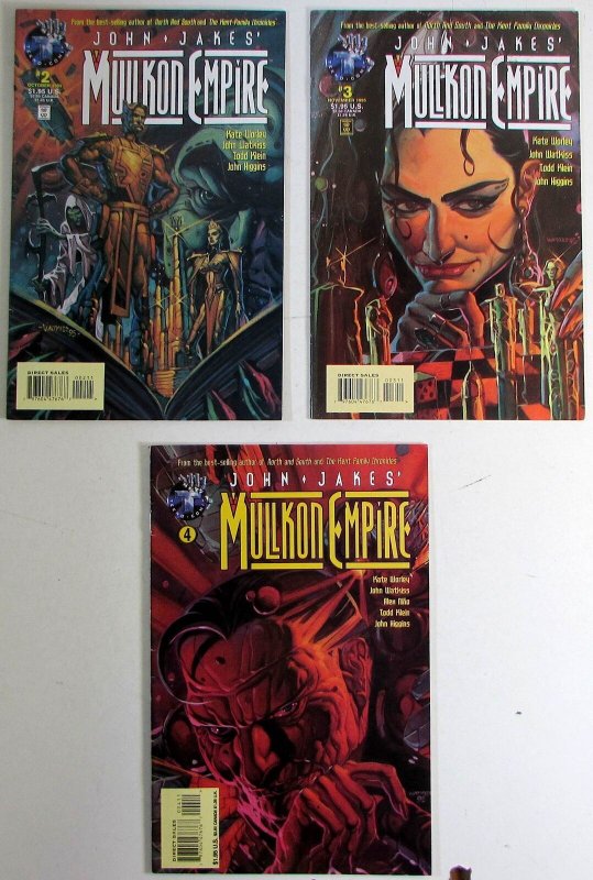 1995 Mullkon Empire Lot of 3 #2, 3, 4 Tekno Comix VF+ 1st Print Comic Books (1995), raw comic book in VF+ condition — front cover