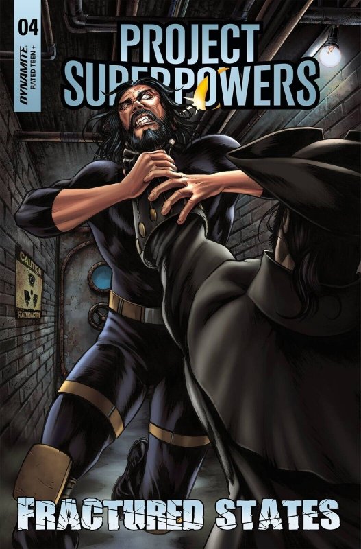 Project Superpowers Fractured States #4 (Dynamite Entertainment, 2022), raw, ungraded comic book — front cover