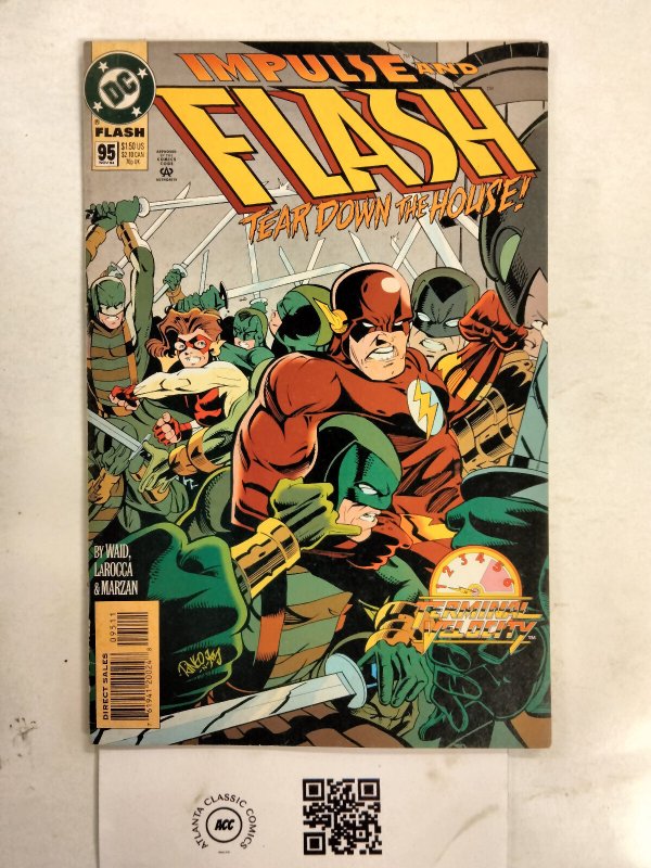 Flash #95 (DC Comics), raw comic book in NM condition — front cover