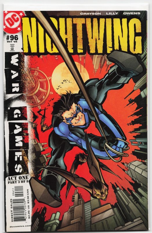 Nightwing #96 (DC Comics, 2004), raw, ungraded comic book — front cover