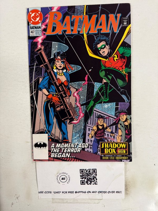 Batman #467 (DC Comics, 1991), raw comic book in NM condition — front cover