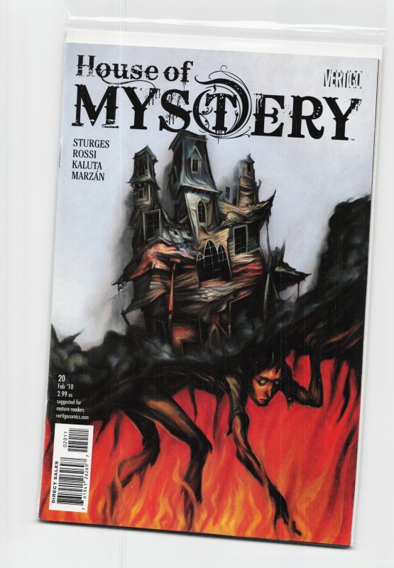 House of Mystery #20 (DC Comics, 2010), raw, ungraded comic book — front cover
