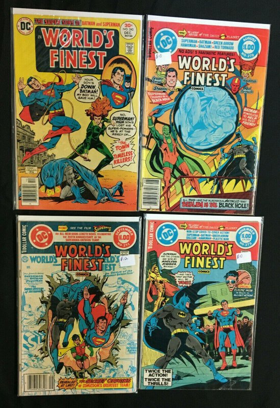 World's Finest Featuring` Batman and Superman 17 Comics Lot Vg/nm, raw comic book in VG condition — front cover
