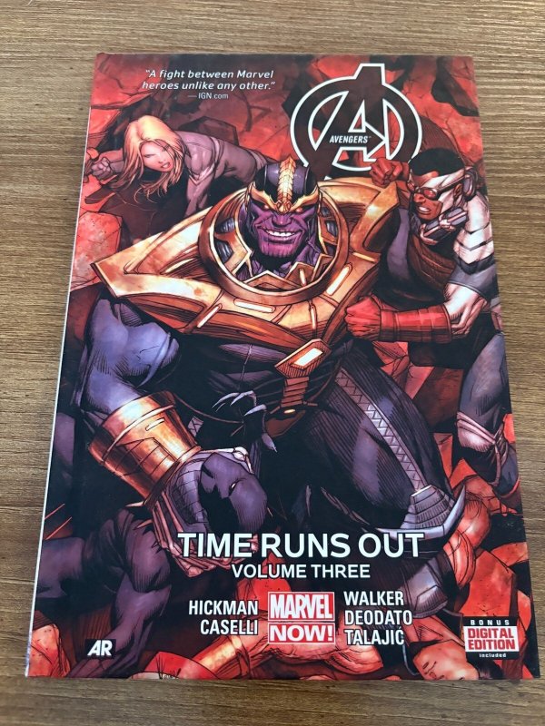 Avengers Time Runs Out Vol #3 (Marvel Comics), raw, ungraded comic book — front cover