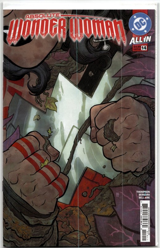 Absolute Wonder Woman #14 (DC Comics, 2026), raw, ungraded comic book — front cover