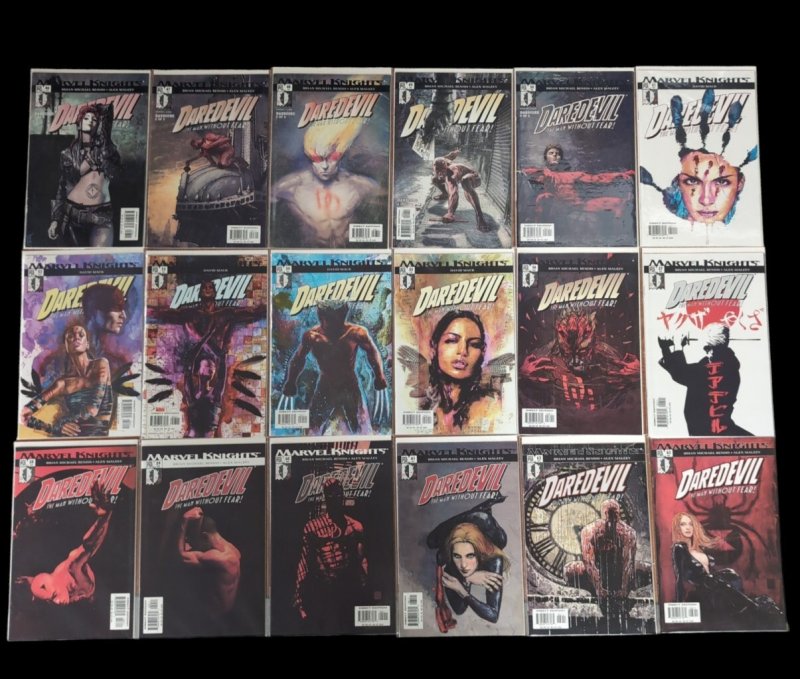 Daredevil #46-90 Man Without Fear Origin of Echo 1st Night Nurse Bendis Fn-Vf (Marvel Comics), raw comic book in VF condition — front cover