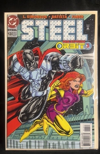 Steel #13 (DC Comics, 1995), raw, ungraded comic book — front cover