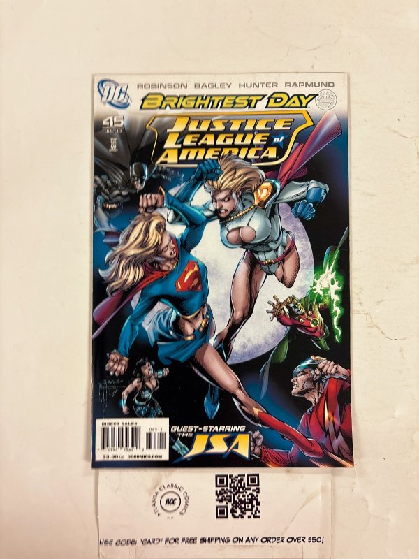 Justice League of America #45 (DC Comics, 1966), raw comic book in NM condition — front cover